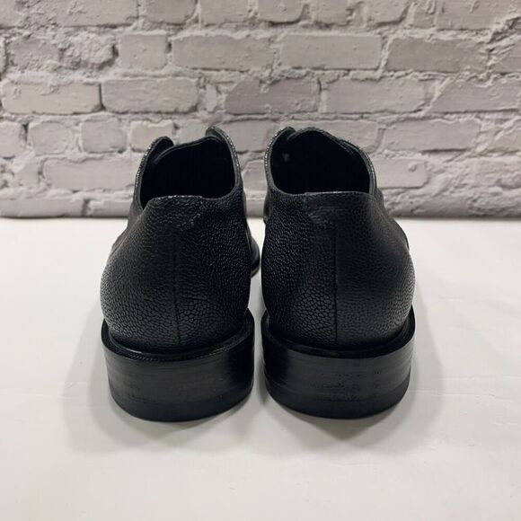 ROBERT CLERGERIE Women’s Black Slip on Leather Loafer Shoe 36.5 Made In France - Picture 10 of 16